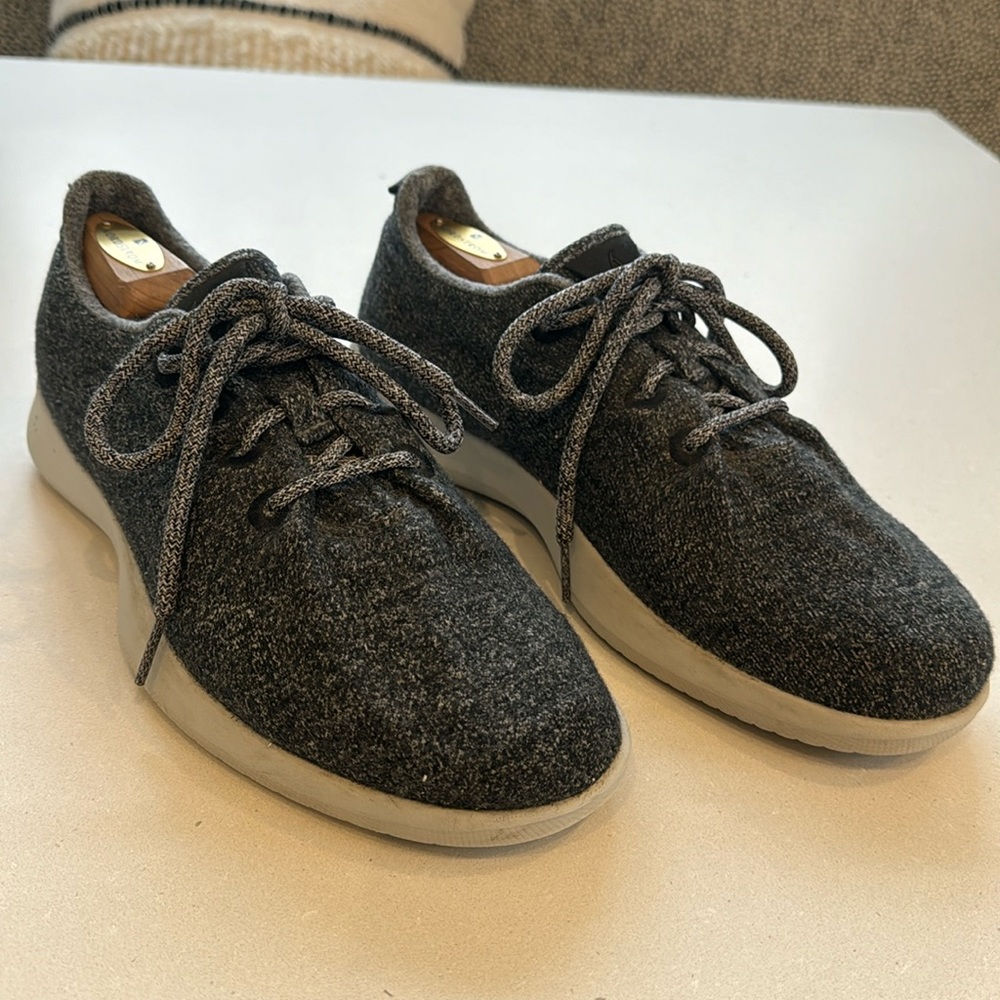 Allbird Wool Runners natural gray men’s size 11